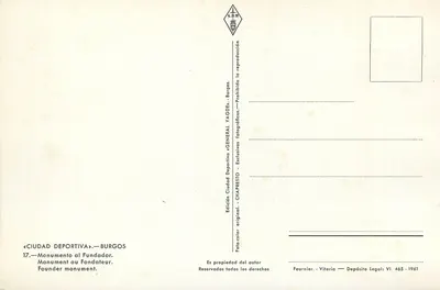 Monumento al Fundador — General Burgos — Edición Ciudad Deportiva — Rewers