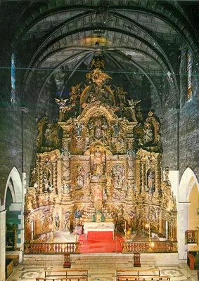 Igreja de Cadaqués — Retábulo do altar maior — Costa Brava nº 1711