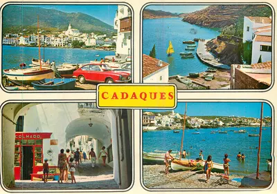 Cadaqués — vista panorâmica e porto — editor Figueras, n° 307