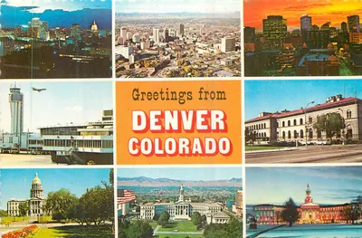 Denver, Colorado — Saudações de Denver, Colorado — G. R. Dickson Co.