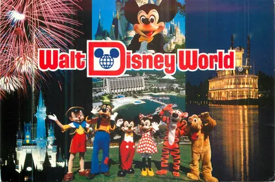 Walt Disney World — Disneyland Paris — editor Mirro Card by H.S. Crocker Co.