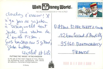 Disney World — Walt Disney World — Het Vakantiekoningrijk van de Wereld — Achterkant