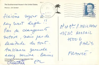 Casa do Sul do país — Key West — Scenic Florida Distributors — Verso