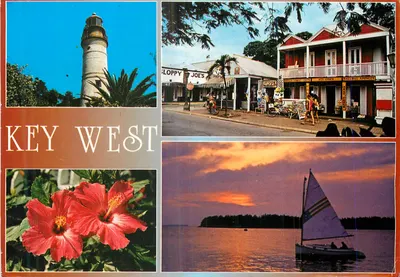 Key West — Editor Scenic Florida Dist, n° 606 A