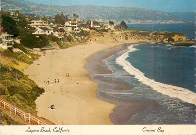 Laguna Beach, Califórnia — Crescent Bay — GW 152-B — H.S. Crocker Co.