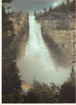 Nevada Falls — com uma descida de 2000 pés — Western Publishing and Novelty, série YC 7