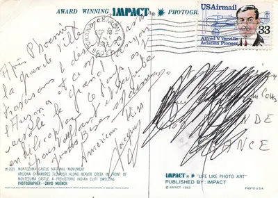 Castelo de Montezuma — Arizona — editor IMPACT, n° 2021 — Verso