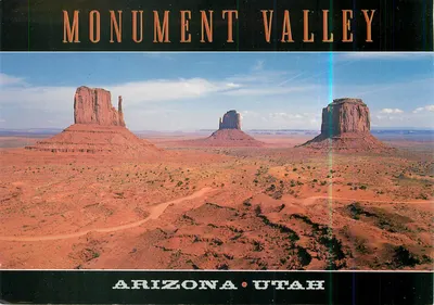 Valley dos Monumentos — Arizona • Utah — Distribuído por Smith-Southwestern, Inc. n°1004