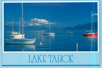 Lago Tahoe — vista de barcos a vela — Reno-Tahoe Specialty, Inc. n° L-142