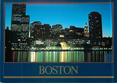 Boston — Downtown ao crepúsculo — Impact New England n°9689