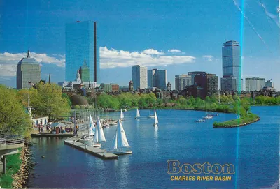 Boston — Charles River Basin — Klein Card n° 02136