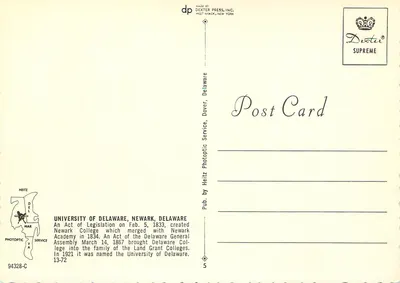Old College - Universidad de Delaware — Foto de Richard C. Pulling — Reverso