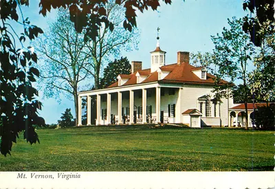 Mt. Vernon, Virgínia — Casa de Washington — Mayer Post Card Co. n°23832