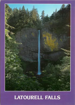 Cachoeira de Latourell — Oregon — editor Smith-Western Inc., n° DP-670A