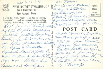 Payne Whitney Gymnasium — Universidade Yale, New Haven, Conn. — The Color Studio, YU5 — Verso