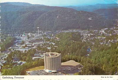 Gatlinburg, Tennessee — vista aérea com o Sheraton Inn — Foto de Jim Doane