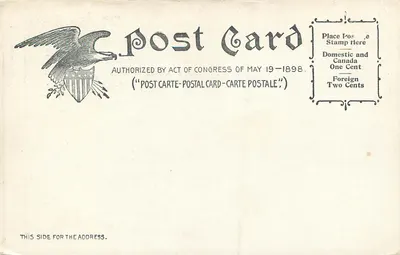 Park Row Building — Nova Iorque — ILL. P. CARD CO., 118 Chambers St., N.Y. — Verso