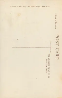 New York Stock Exchange Building — New York — L. Jonas & Co., Inc. n°215 — Back