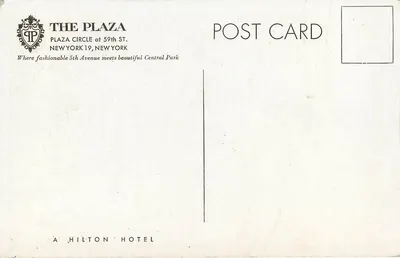 The Plaza — Nova York — editor The Plaza — Verso