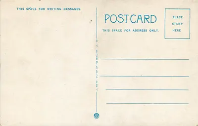 Publiczna biblioteka Carnegie — Gadsden, Alabama — wydawca O. H. B. Mfg. Co., nr 104439 — Rewers