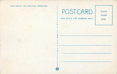 Sąd w hrabstwie Étowah, Gadsden, Ala. — wydawca 'The Art Company' nr 104442 — Rewers