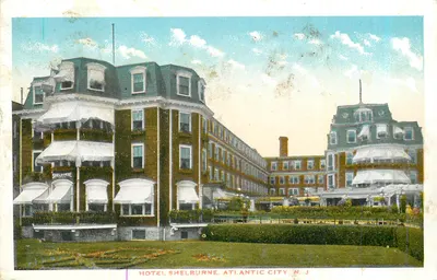 Hôtel Shelburne — Atlantic City, N.J. — Pub. by The Post Card Distributing Co., Philadelphia, Pa. — n° 116