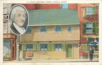 Casa de Paul Revere, Boston, Mass. — Editora United by United Art Co., n° 26068