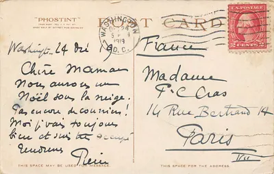Bureau of Printing and Engraving, Washington, D.C. — vista del edificio — editore Phostint, n. 71621 — Verso
