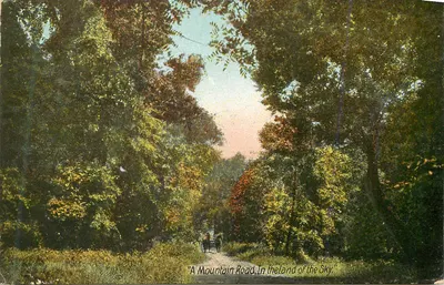 Rodovia de montanha — Land of the Sky — Hackney & McAle Co., Asheville N.C.