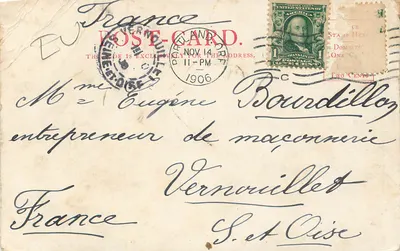 United States Custom House, Portland — éditeur Frank S. Thayer, Publisher, Denver, n° 11 — Verso