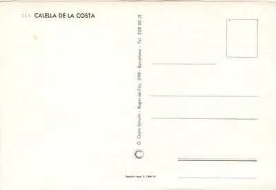 Calella — plaża i fara — G. Costa Urnuchi — Rewers