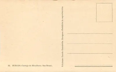 San Bruno — Kartuzja Miraflores — Ediciones García Garrabella, nr 58 — Rewers