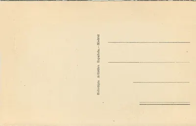Avila — Katedra: Ogólny widok — Heliotipia Artística Española, Madryt, n°13 — Rewers