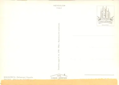 Pływa Cala Millor — Majorka — wydawca Casa Planas, nr 1182 — Rewers