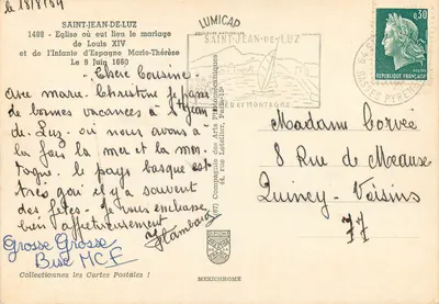 Wnętrze kościoła św. Jana w Luzie — wydawca IRIS, seria LUMICAP — Rewers
