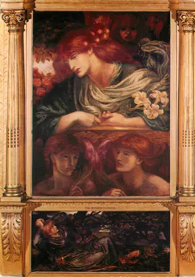 A Senhora muito feliz — Dante Gabriel Rossetti (1828-1882) — Verlag L. Däbritz