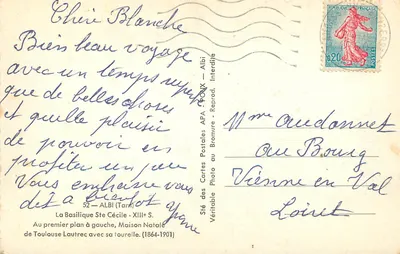 Die Basilika Sainte-Cécile in Albi — Verlag APA — Nr. 52 — Rückseite