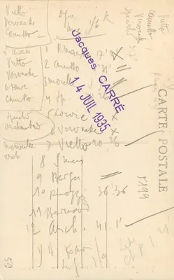 Gravelines (Nord) - Monumento aos Mortos da Grande Guerra — Edição O. Lecerf — Verso