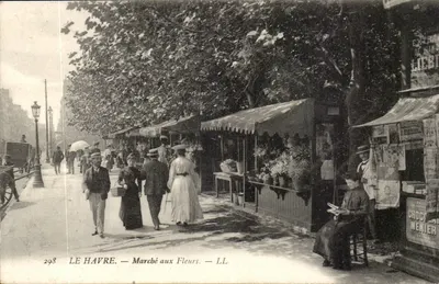 Le Havre — Mercado de Flores — LL. n°298