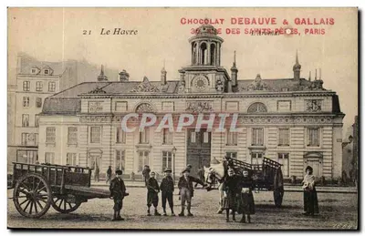 O Arsenal — Le Havre — Chocolat Debauve & Gallais, 30, rue des Saints-Pères, Paris