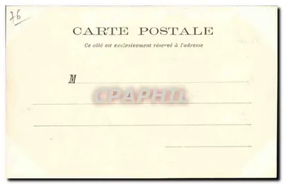 Dieppe — Stary Zamek (mashicouli) — Vve Ed M. n° 96 — Rewers