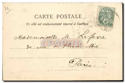 Le Havre — O Pão de Açúcar — E. J. Le Feino — Verso