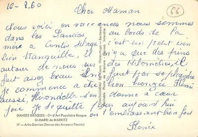 Taniec baszkirski — Ciecz Artu Popularnego Baszkirskiego — Biarritz — Rewers