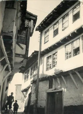 OHRID — Arquitetura folclórica — Zavod za zaštita na kulturnite spomenici na N.R. Makedonija, série 1066