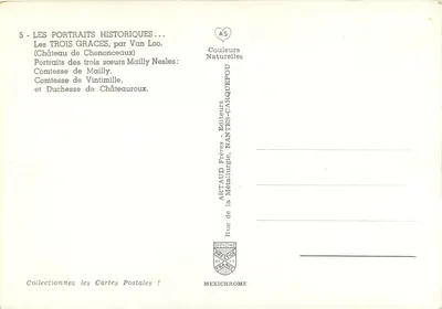 As Três Graças — As Três Graças, por Van Loo — Éditions Artaud Frères, Nantes — Verso