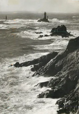 Pointe du Raz (Finistère) — O farol da Velha — Edição Yvan, n° 440