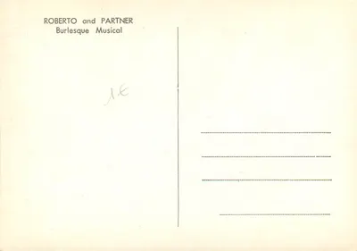Klowni na scenie — Roberto i partner — wydawca ROBERTO and PARTNER — Rewers