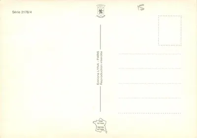 Dwa węży w kształcie serca — ilustracja — Wydawnictwo LYNA - seria 2178/4 — Rewers