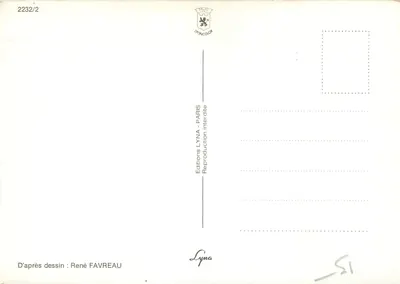 Śpiewający niedźwiedź — ilustracja dla dzieci — Éditions LYNA - Paris, n°2232/2 — Rewers