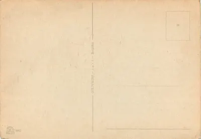 Bouquet de fleurs — róża czerwona, róża biała, margarytki niebieskie — wydawca COLOPRINT - a.p.r.i. Bruksela, nr 78 — Rewers